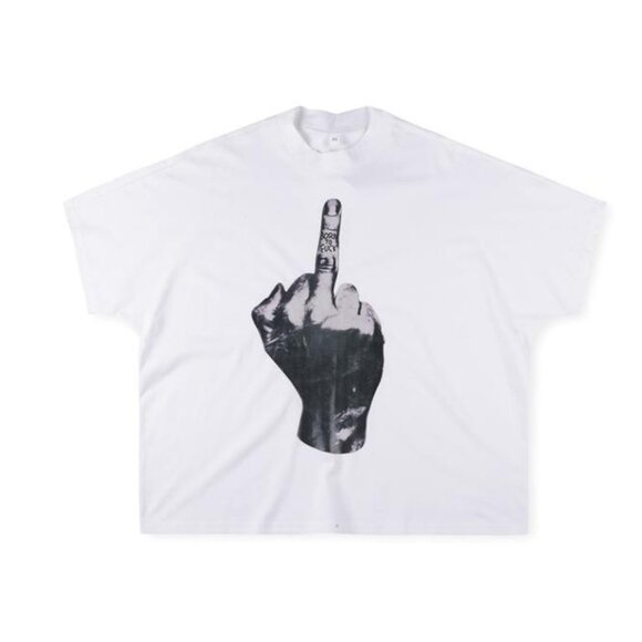 Billionaire Studios Rebellious Middle Finger Tee